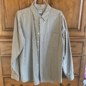 Men’s long sleeve plaid shirt